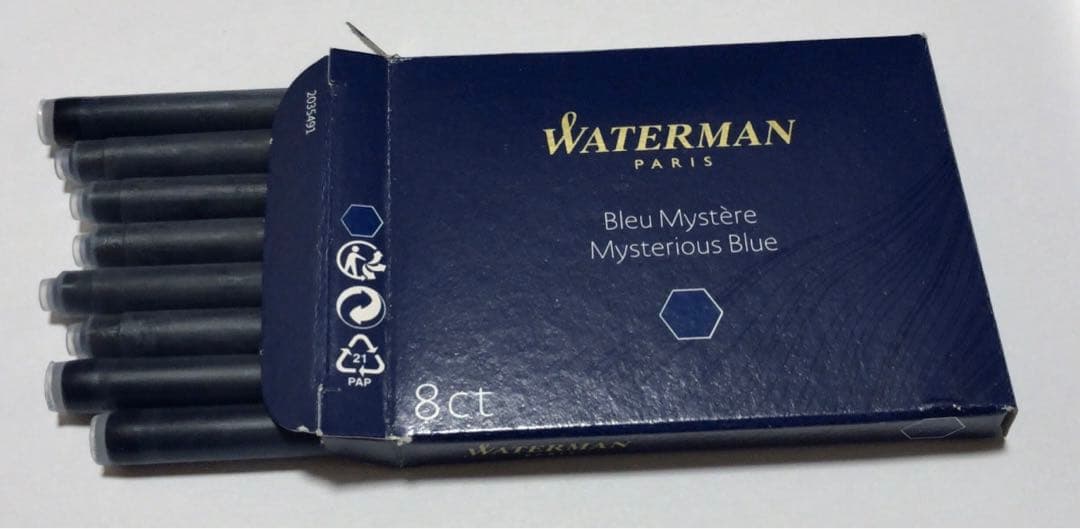 WATERMAN 万年筆 エキスパート ペンケースセット 替えインク付き
