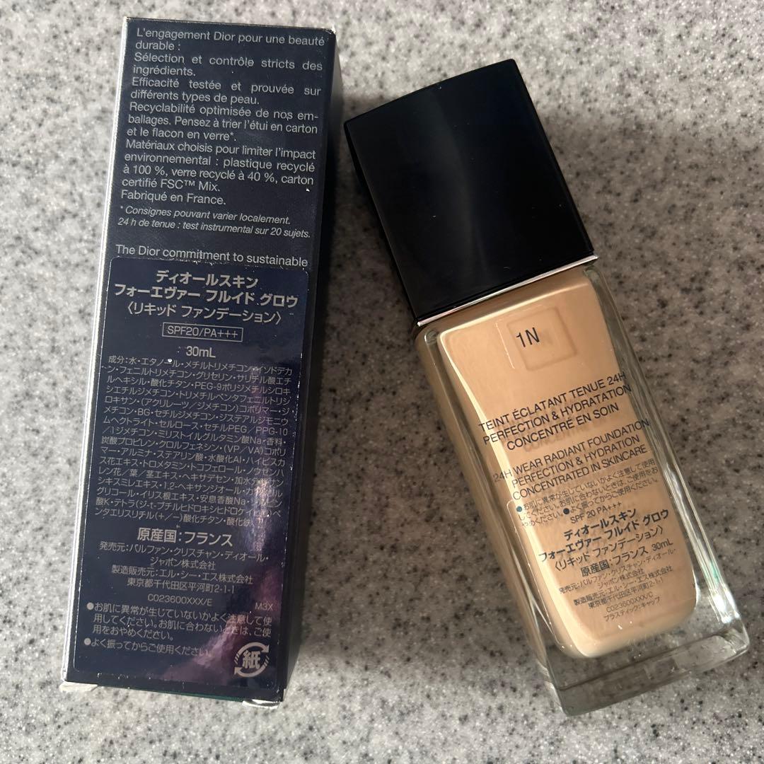ファンデーション Dior Forever Skin Glow 1N 30ml