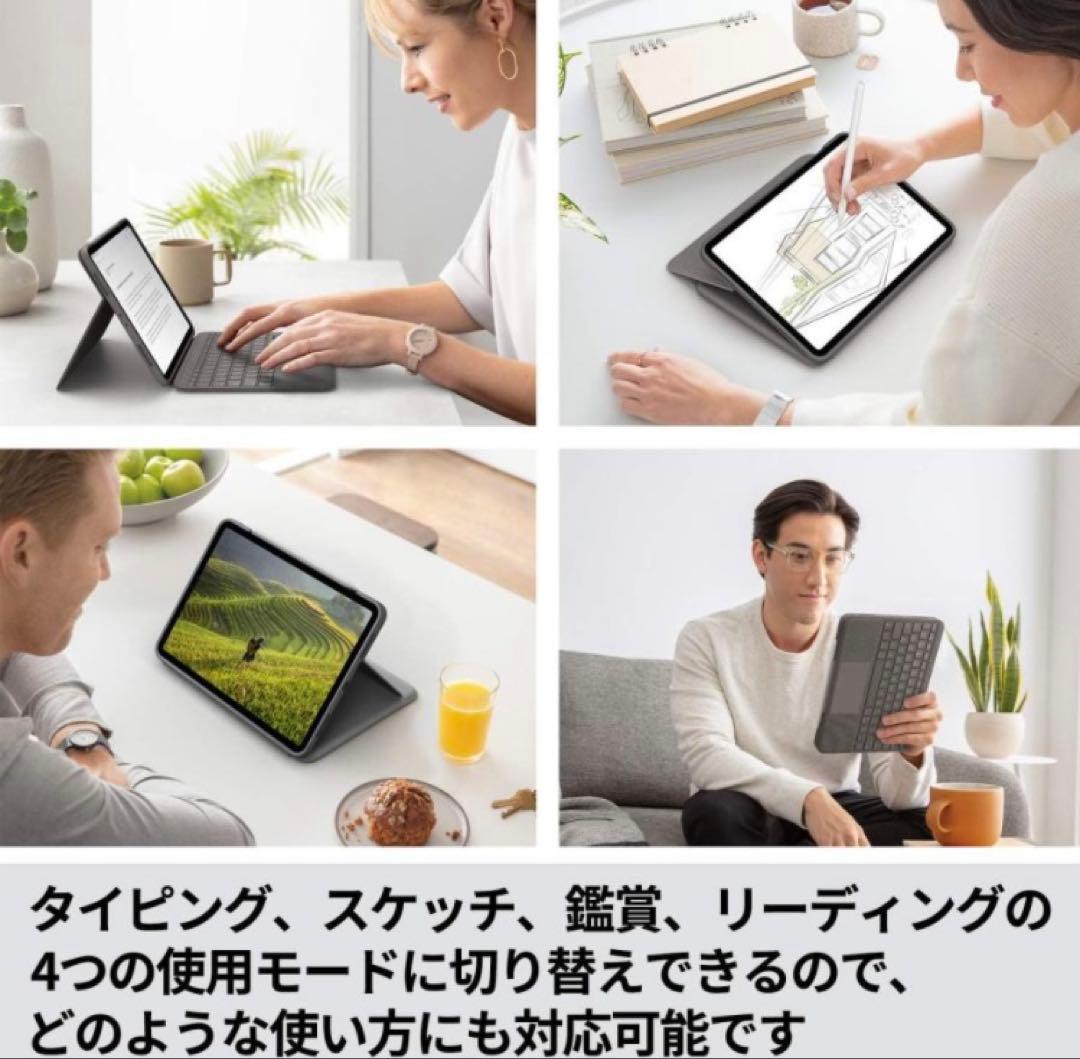 iPadアクセサリー Logicool FOLIO TOUCH iPad Pro iK1175BKA
