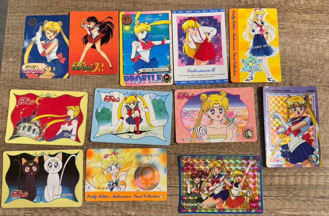 セーラームーン　カード　トレカ　アマダ　カードダス　当時物　171枚　Part1