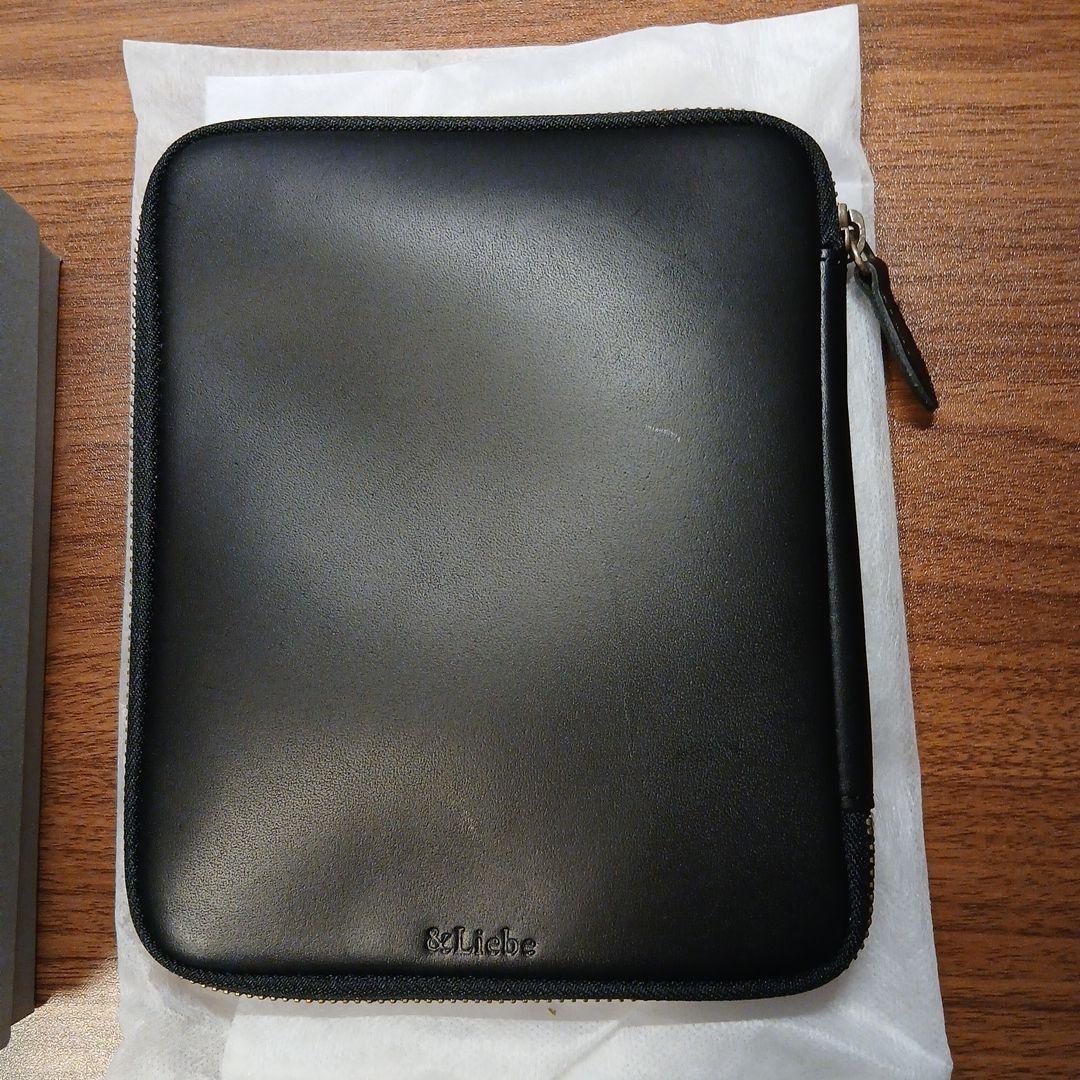 アンドリーベ &Liebe ペンケース 文具ポーチ 5本差し ペブルヌメ革