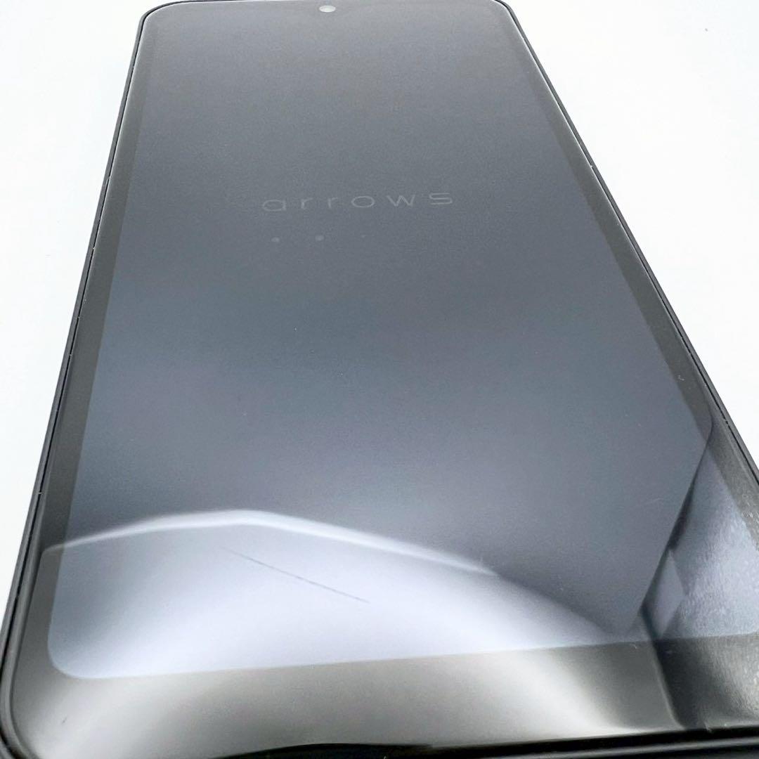 【動作品】arrows FCG01 ブラック au Android13 スマホ
