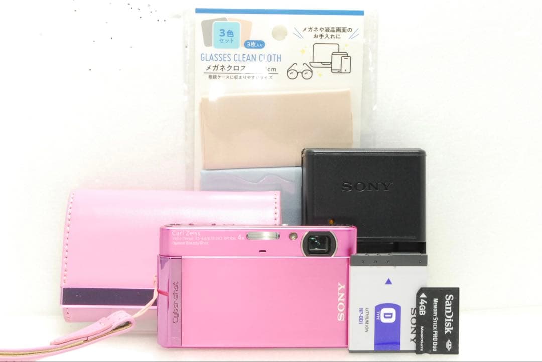 SONY DSC-T90 ❤️動作確認済 スマホ転送 ソニー ピンク コンデジ