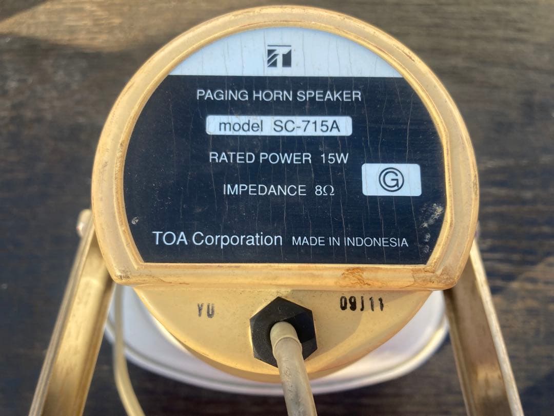 【スーパーSALE】TOA SC-715A 拡声器 15W
