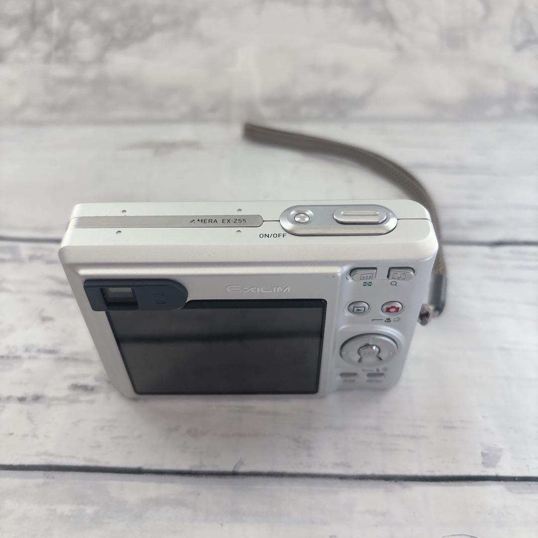 【美品】CASIO EXILIM EX-Z55 シルバー デジカメ