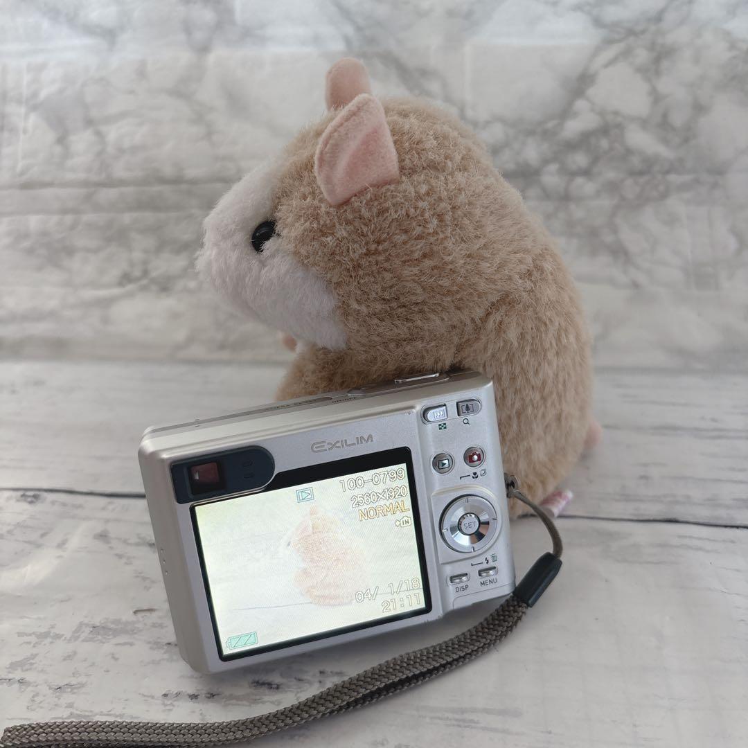 【美品】CASIO EXILIM EX-Z55 シルバー デジカメ