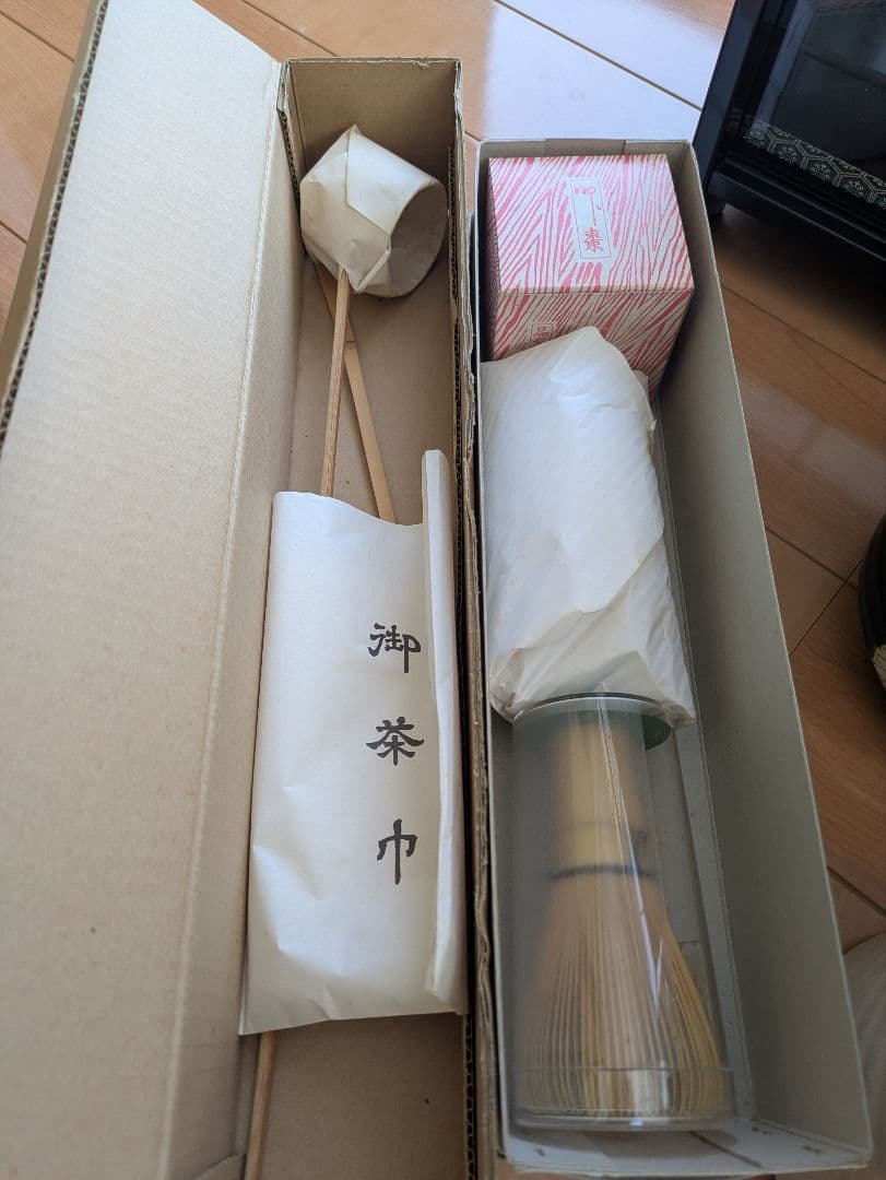未使用保管品 茶棚 茶道具 茶碗 水指 建水 茶筅 茶杓 セット