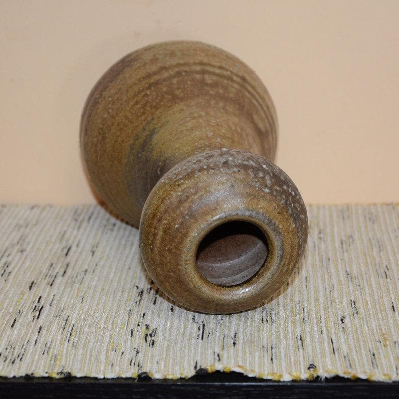 茶道具　備前焼　瓢花入　中古　小山一草　送料込み