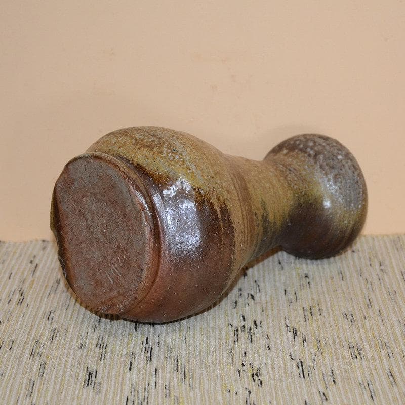 茶道具　備前焼　瓢花入　中古　小山一草　送料込み