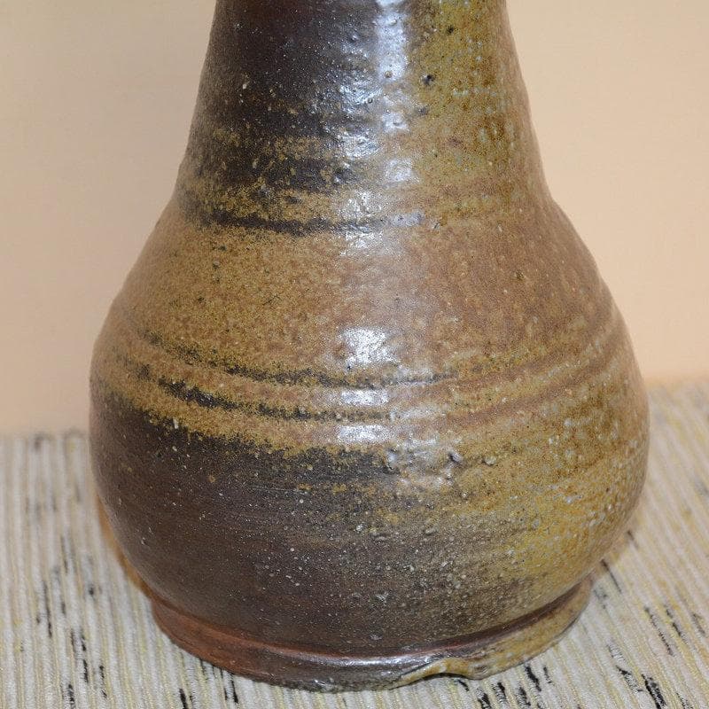 茶道具　備前焼　瓢花入　中古　小山一草　送料込み