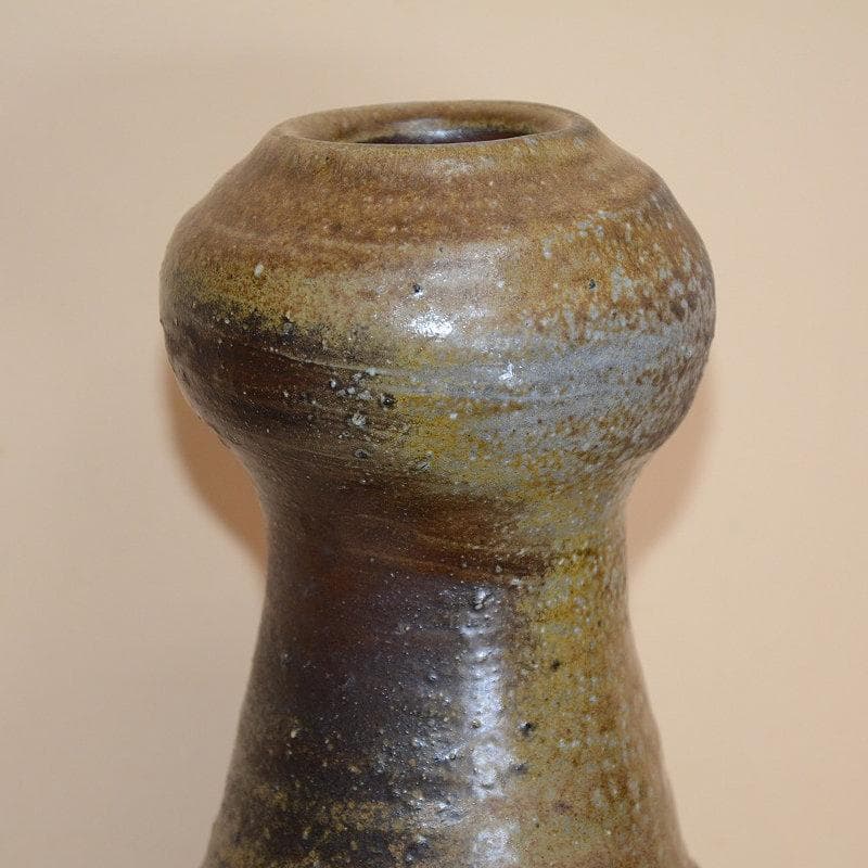 茶道具　備前焼　瓢花入　中古　小山一草　送料込み