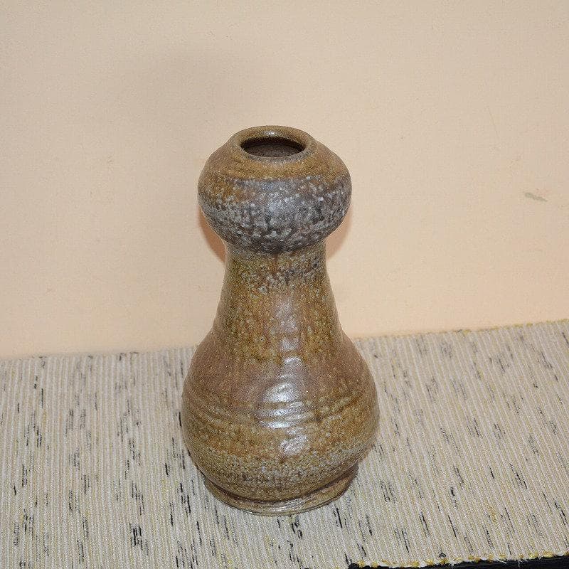 茶道具　備前焼　瓢花入　中古　小山一草　送料込み