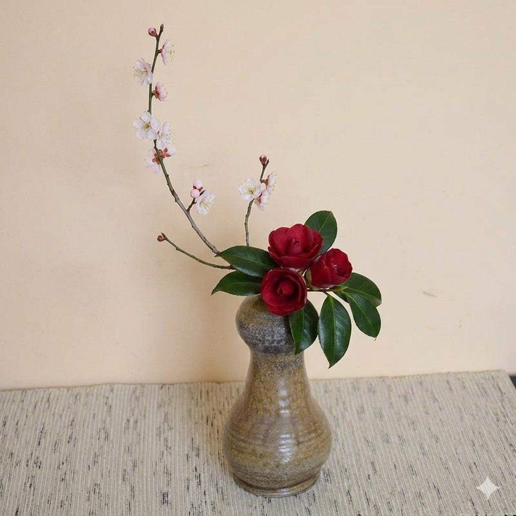 茶道具　備前焼　瓢花入　中古　小山一草　送料込み