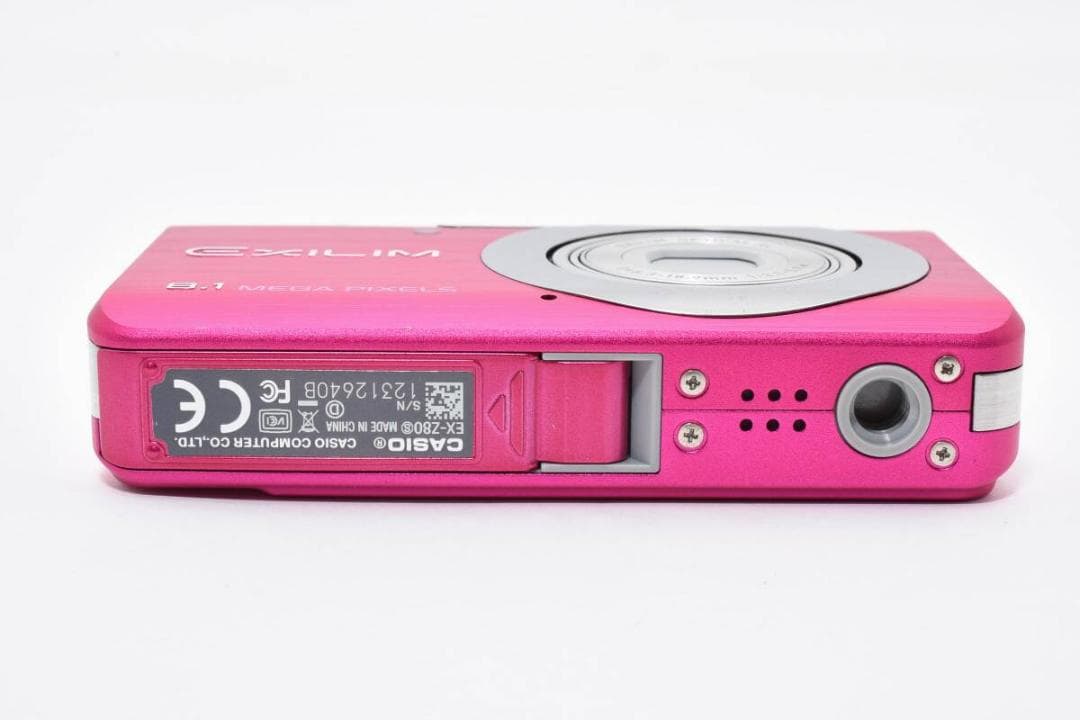 美品 カシオ　CASIO EXILIM EX-Z80 ピンク 動作良好 A544