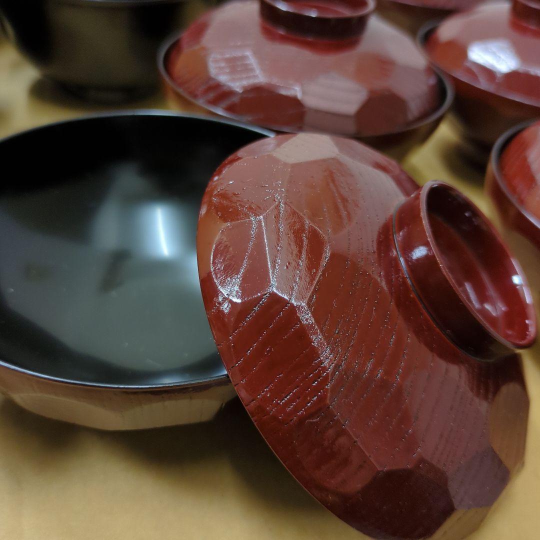 茶懐石　セット　お椀　お盆他　一式　懐石　茶道具　茶道木箱　コロ付き