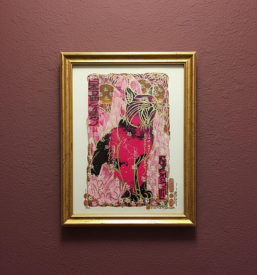 Pink Instinct/一点物 マーカー原画｜23×15.5cm｜サイン入り