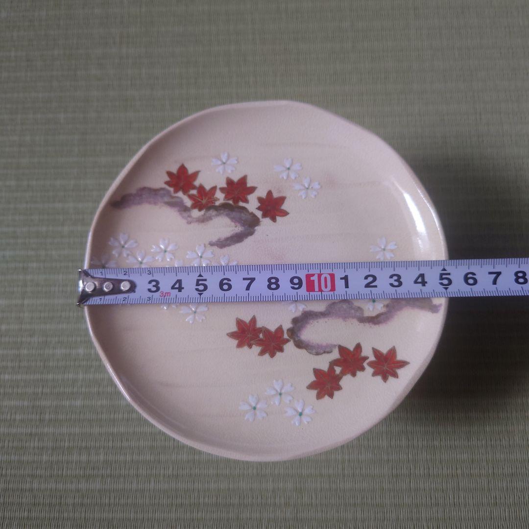 仁清雲錦画　茶巾台　平安祥山作　茶道/茶道具