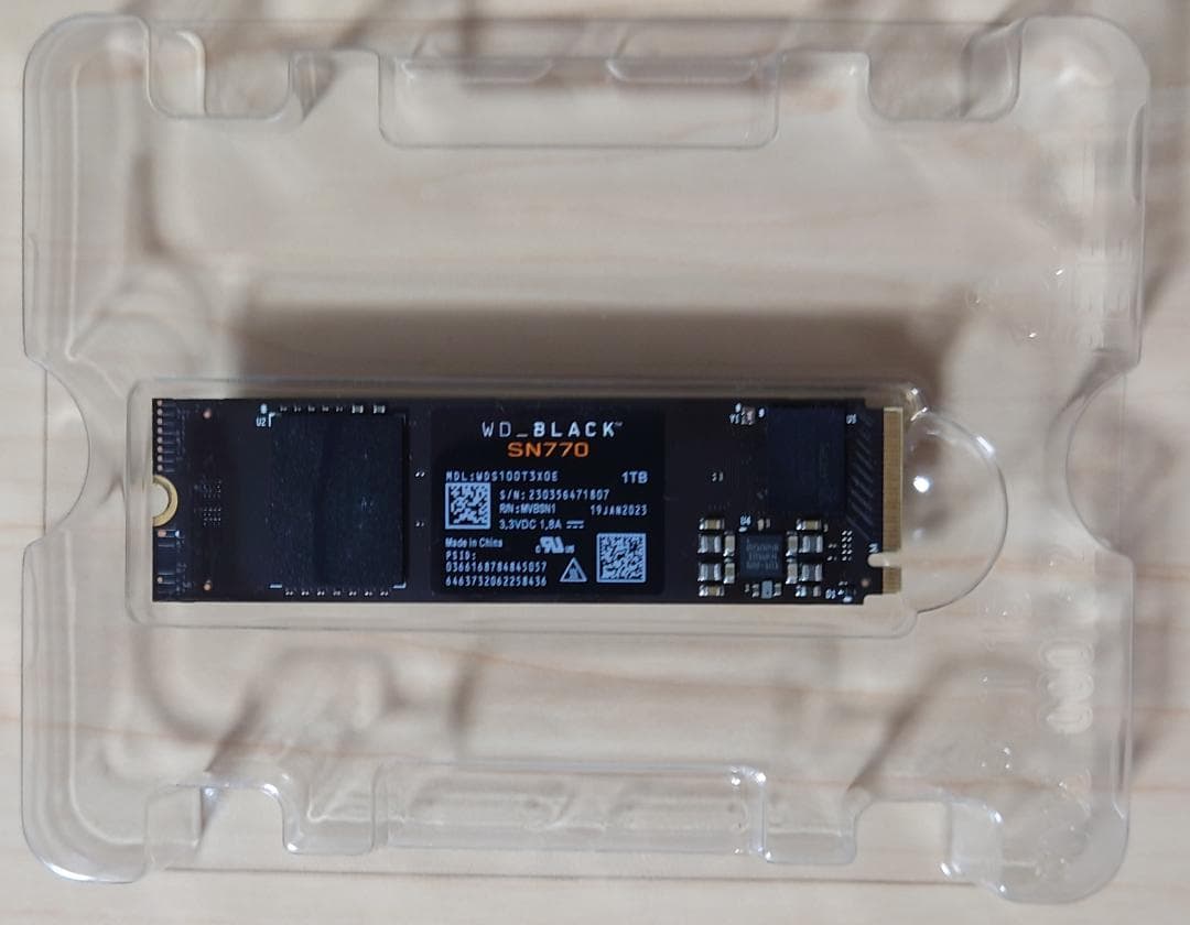【動作確認済】WD Black SN770 1TB