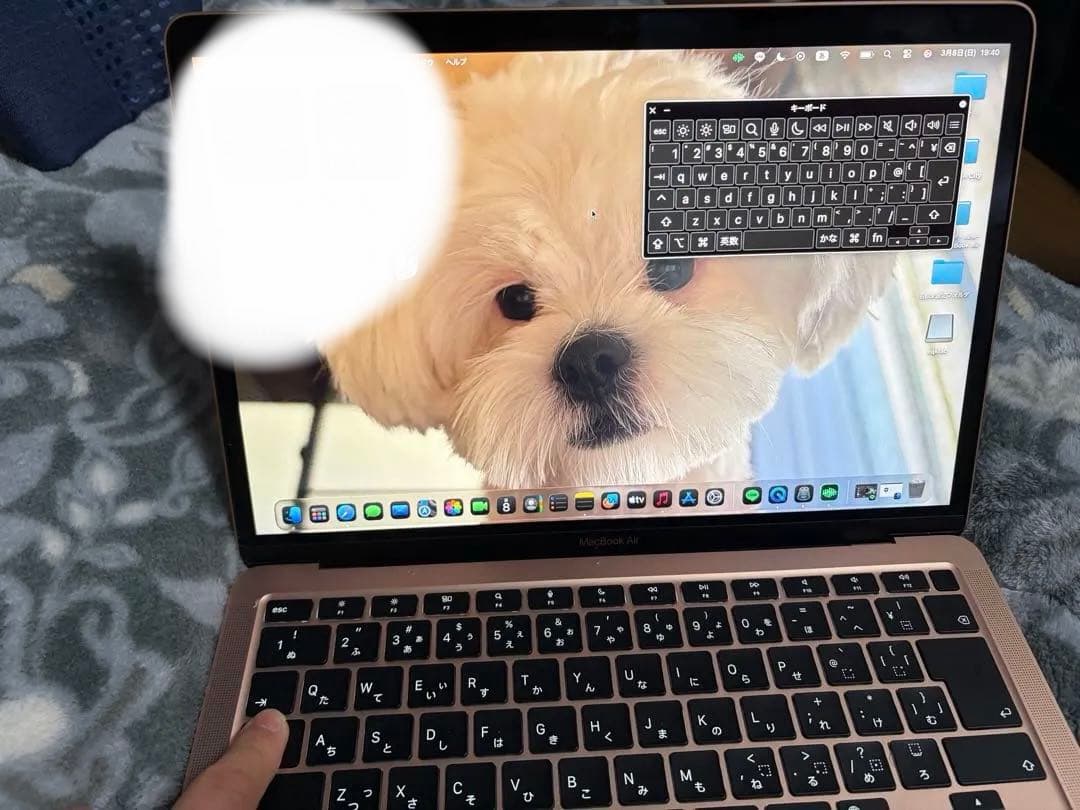 Macbook Air late2020 M1 8コアCP,GPU,8GB