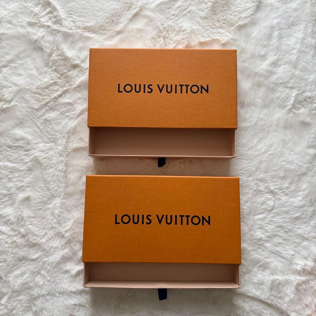 LOUIS VUITTON 紙製ボックス 5個　　メッセージカード　リボン3本他
