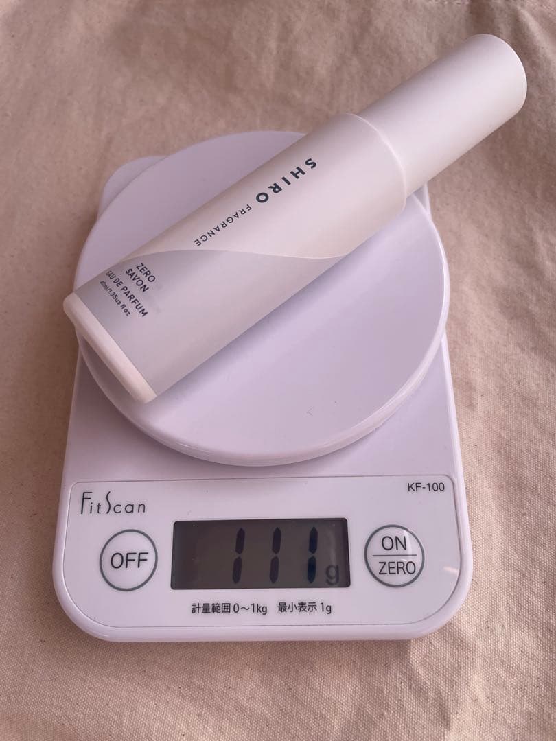 shiro ゼロサボン オードパルファン 111g (容器含む) ⭐️匿名配送