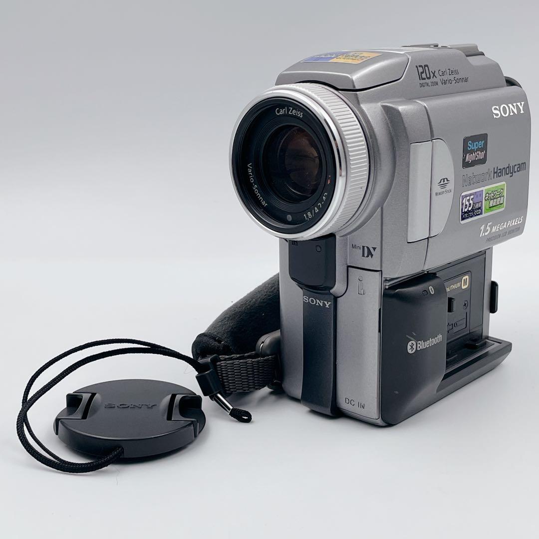 SONY DCR-PC120 ビデオカメラ バッテリー充電器 付属 動作品