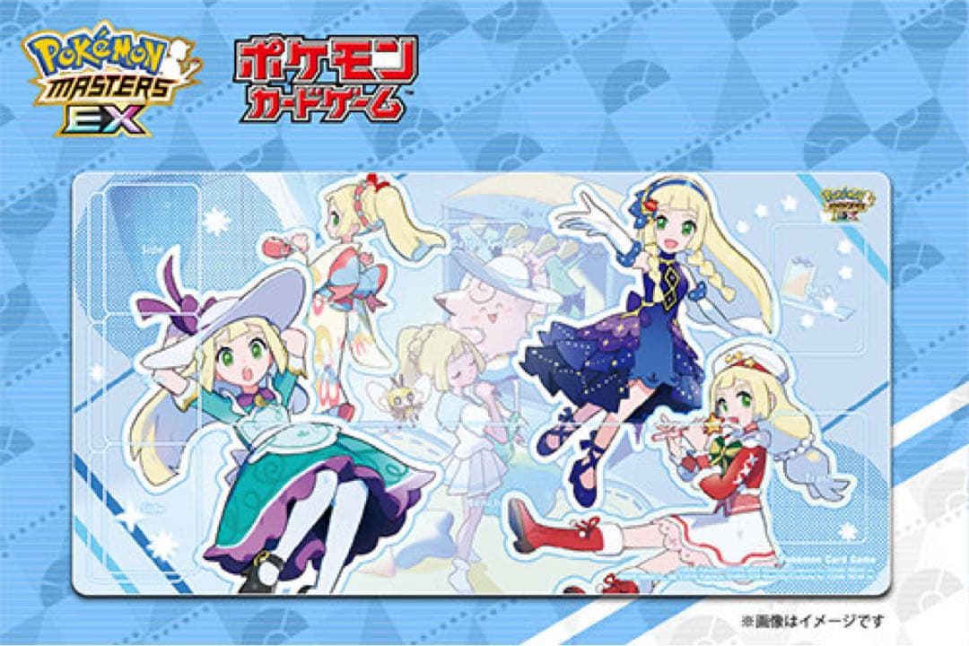 おしゃれを楽しむリーリエ　アルコスの覚醒者たち プレイマット　ポケマス