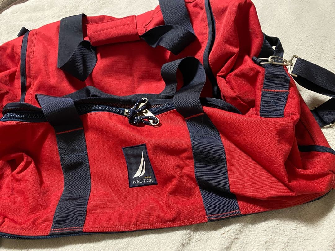 NAUTICA　大容量　トラベルバック　大型　希少　美品　ノーティカ 90's