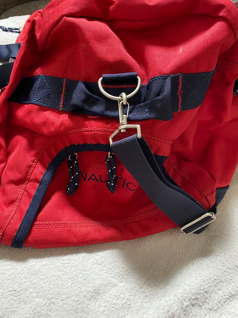 NAUTICA　大容量　トラベルバック　大型　希少　美品　ノーティカ 90's