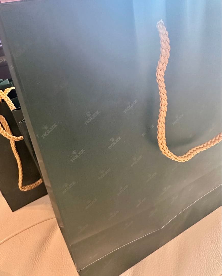 ROLEX 緑色 ショップ袋 9枚セット　正規品