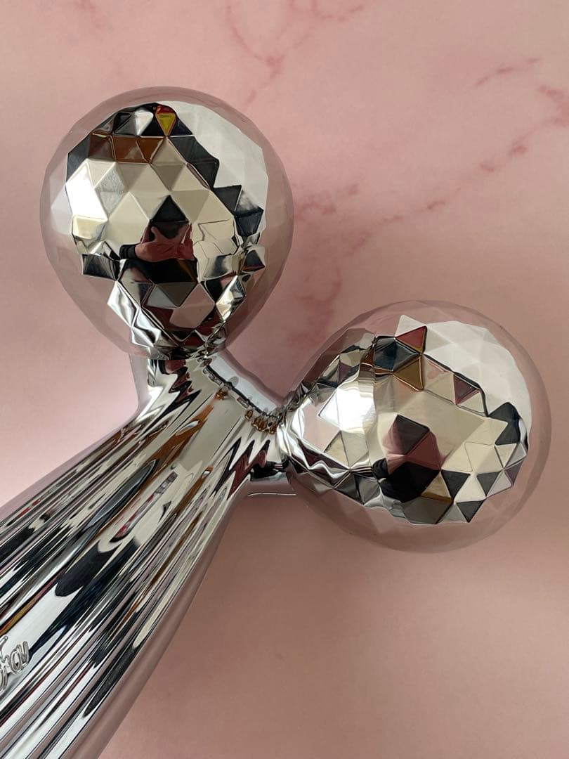 美品 ReFa CARAT RAY RF-PC2019B 美顔ローラー シルバー