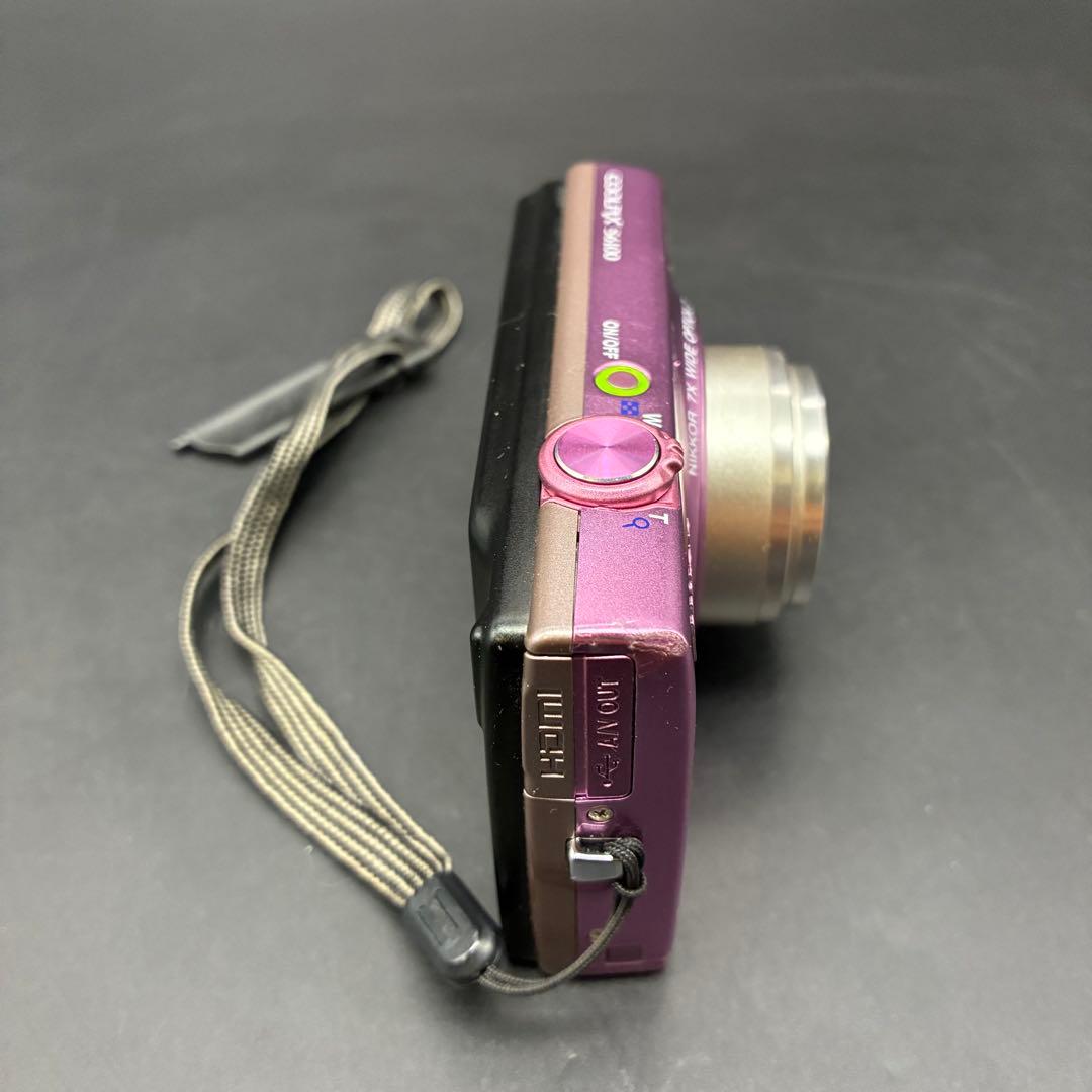 【動作OK】Nikon COOLPIX S6100 グロスピンク　デジカメ