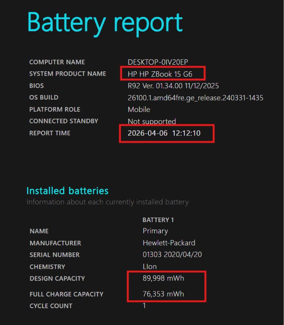 Windowsノート本体 hp zbook 15G6 i7 9850H RTX3000 16/256 GB