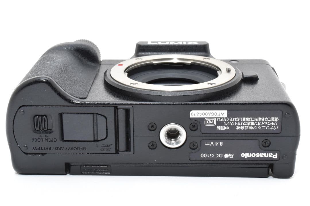 Panasonic LUMIX DC-G100V トライポッドグリップ付き