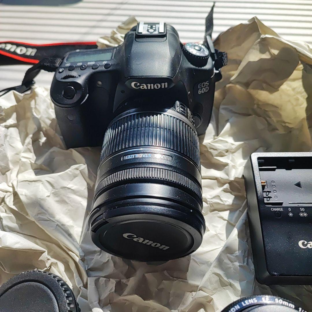 Canon EOS 60D デジタル一眼レフカメラ＋レンズ2本