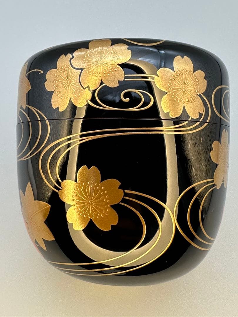 茶道具　棗　若島孝雄　春秋蒔絵