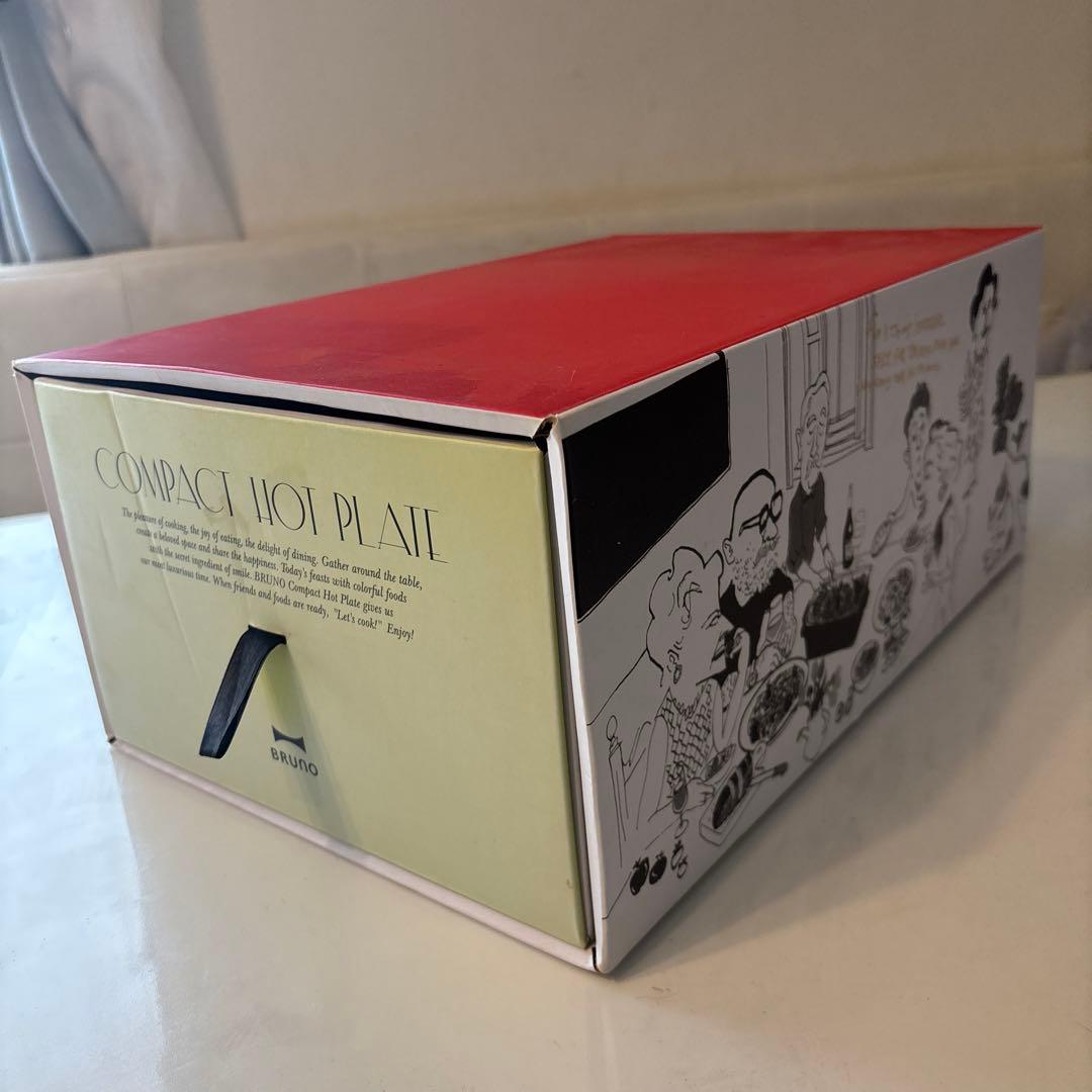 BRUNO コンパクト　ホットプレート　ピンク
