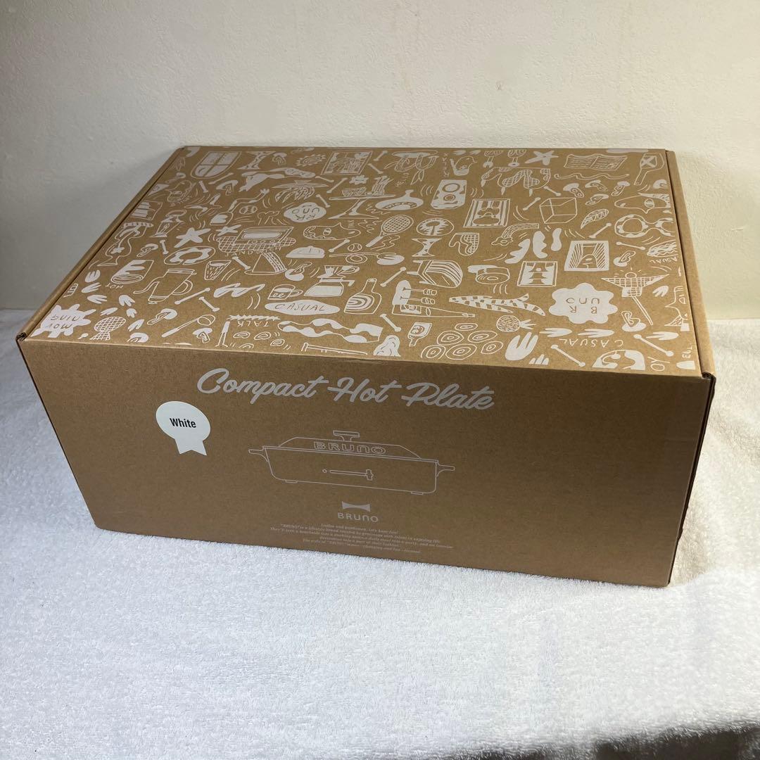 ◉新品未使用◉ BRUNO コンパクトホットプレート BOE021 白 人気色