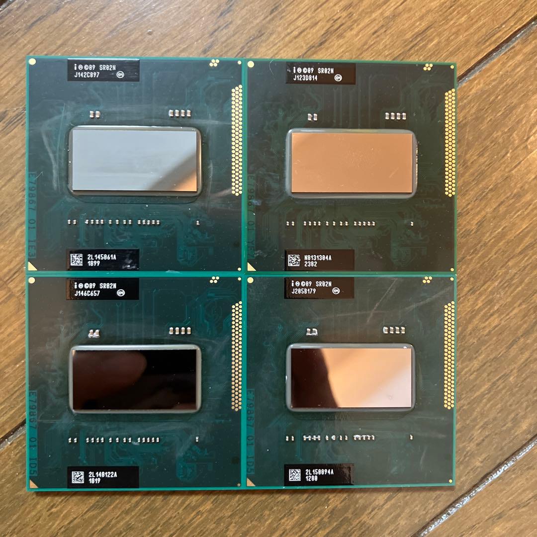 intel Core i7-2670QM 2.2GHz SR02N 8枚