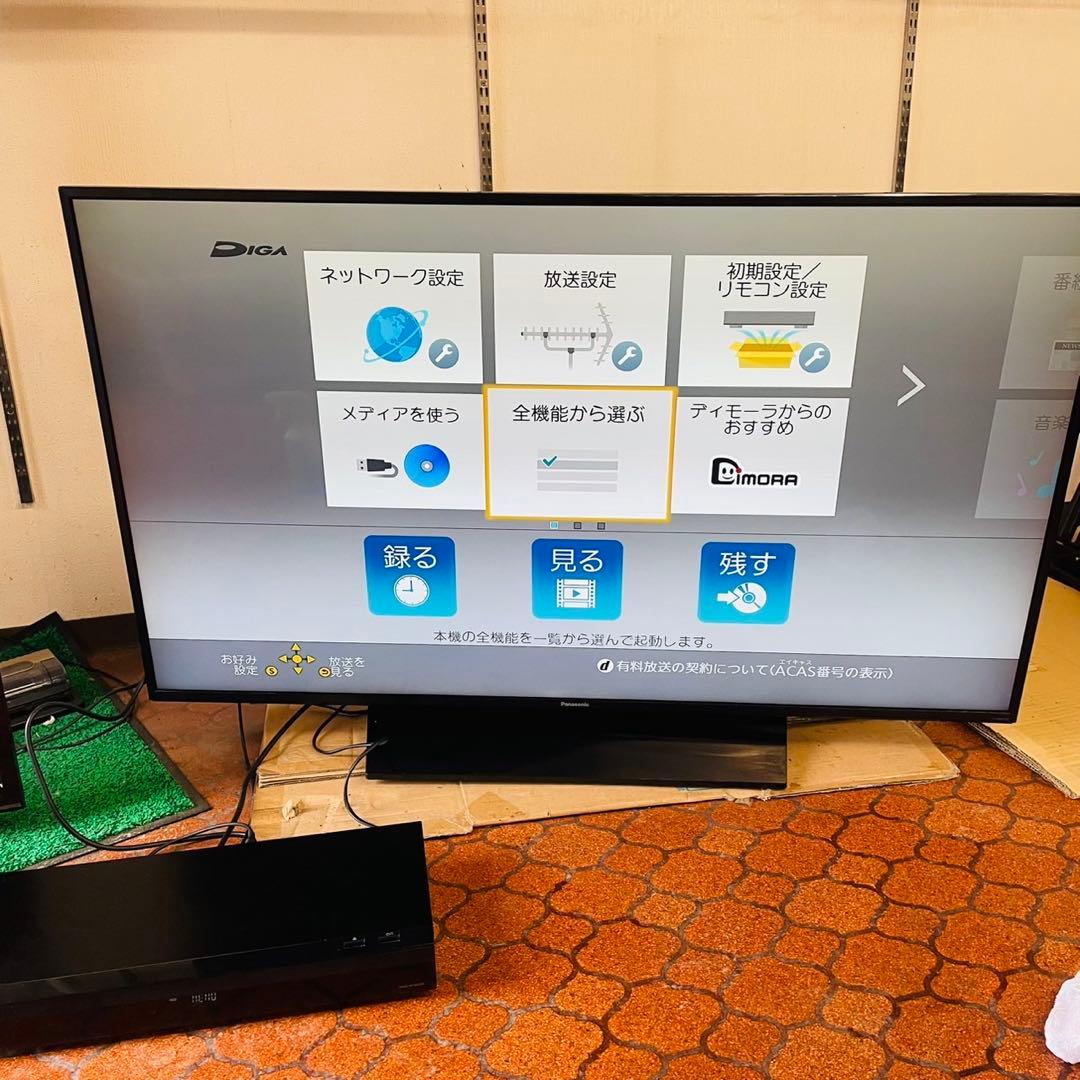 Panasonic TH-49GX855 液晶テレビ ブルーレイレコーダーセット