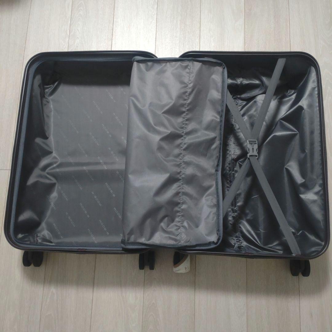 マルチカラーキャリーケース 【Ｍ】アイボリーダークブラウン 旅行 キャリーカート