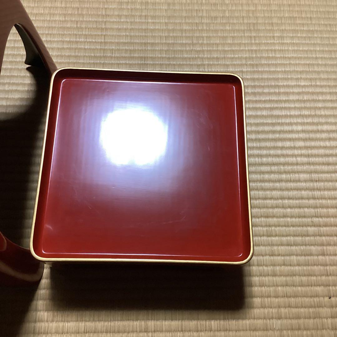 k2f41 僧侶用漆器膳　漆器６点セット