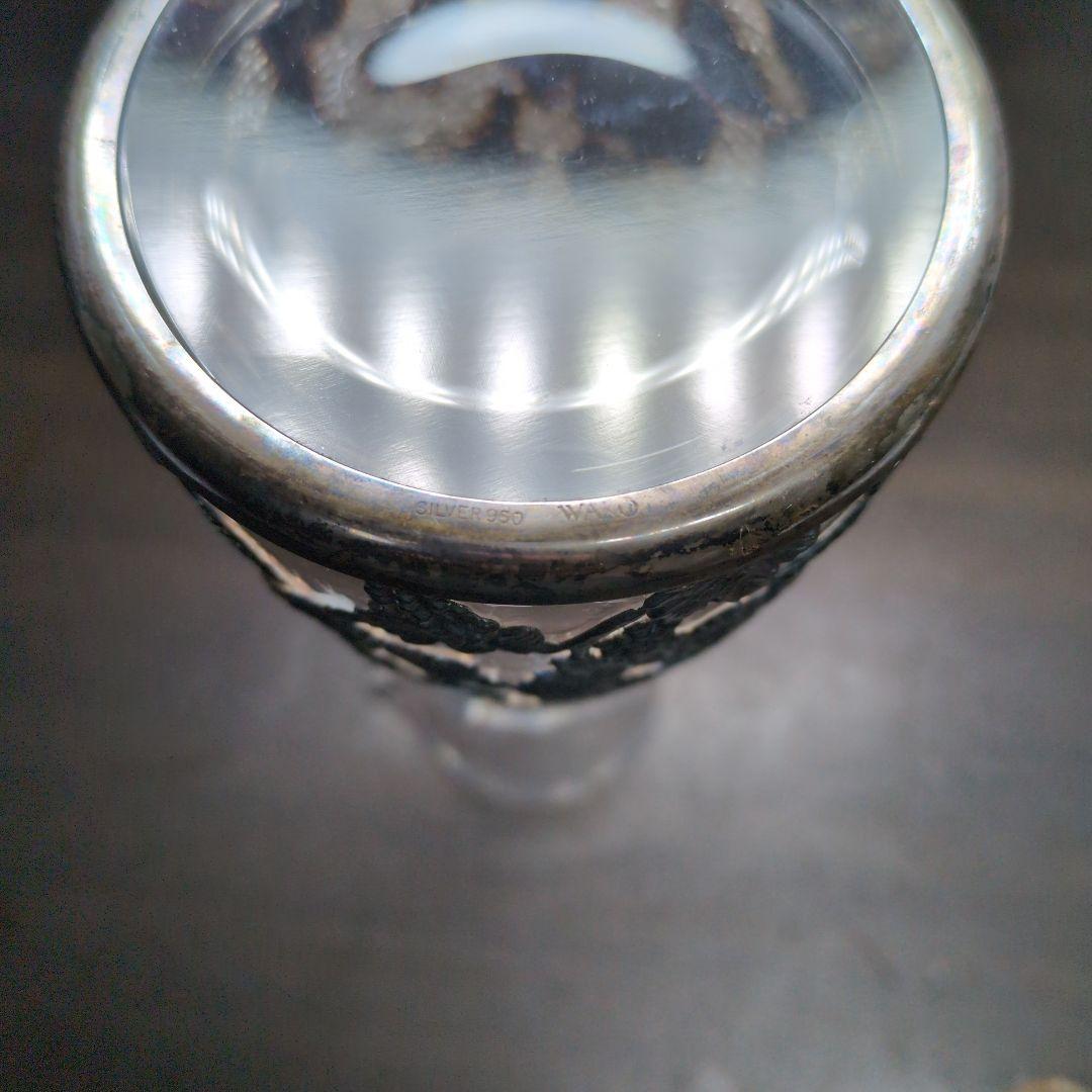 WAKO SILVER950 刻印有 葡萄文様 デキャンタ 酒器