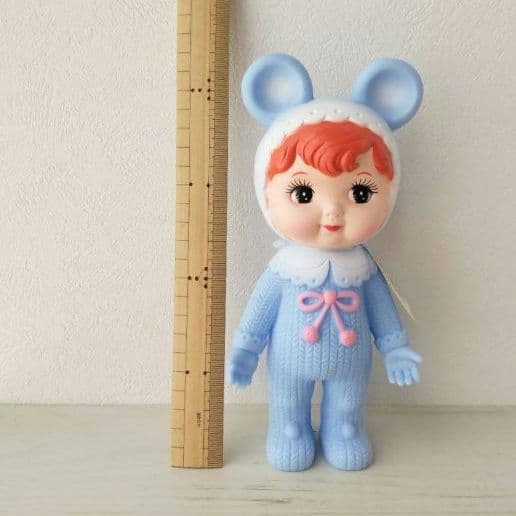 新品　オブジェ　チャーミーちゃん　B　ブルー　【日本製】
