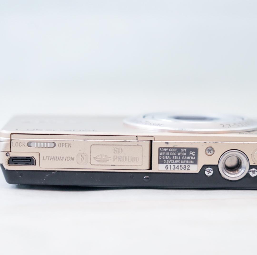 SONY Cyber-shot DSC-W350 ゴールド　美品