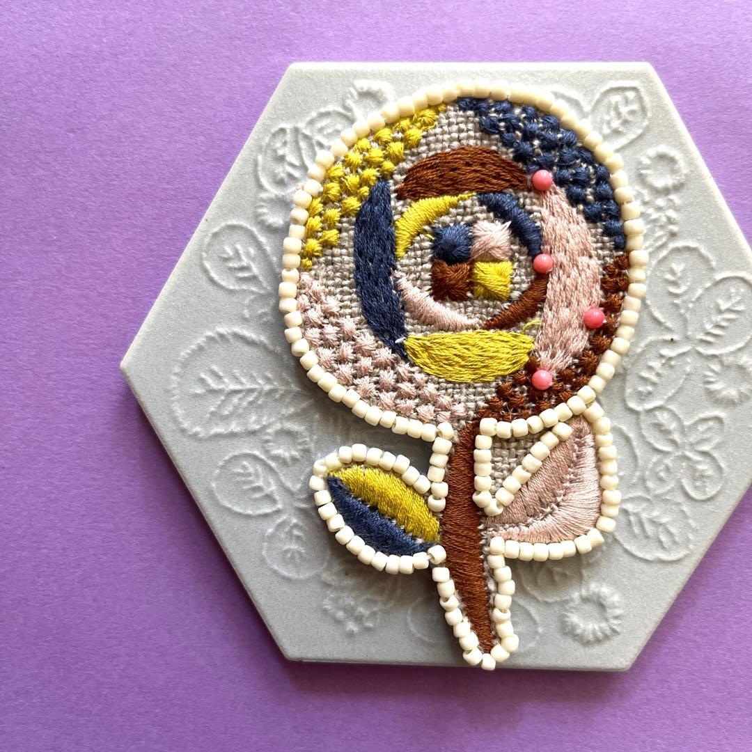 ◆オーダー受付 ミナペルホネン ハンドメイド ブローチアクセサリー