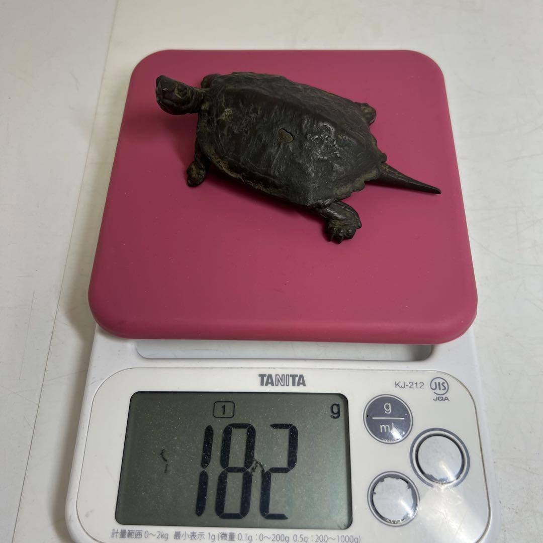 銅製 亀香合 182g 東キ8-0326☆2F