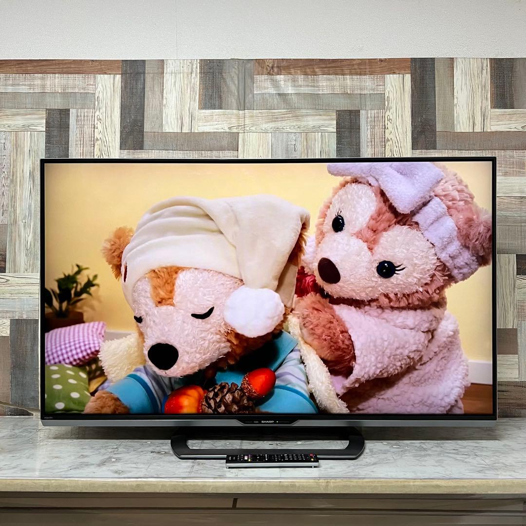 全国送料込❣️シャープ52型4K液晶テレビYouTube.Netflix視聴
