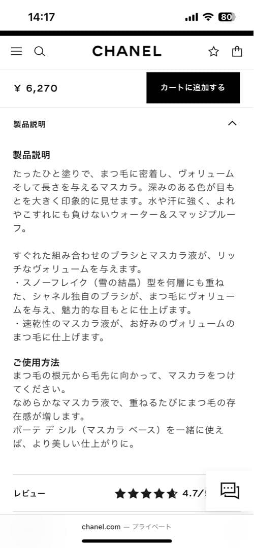 CHANEL マスカラ・下地 2本セット