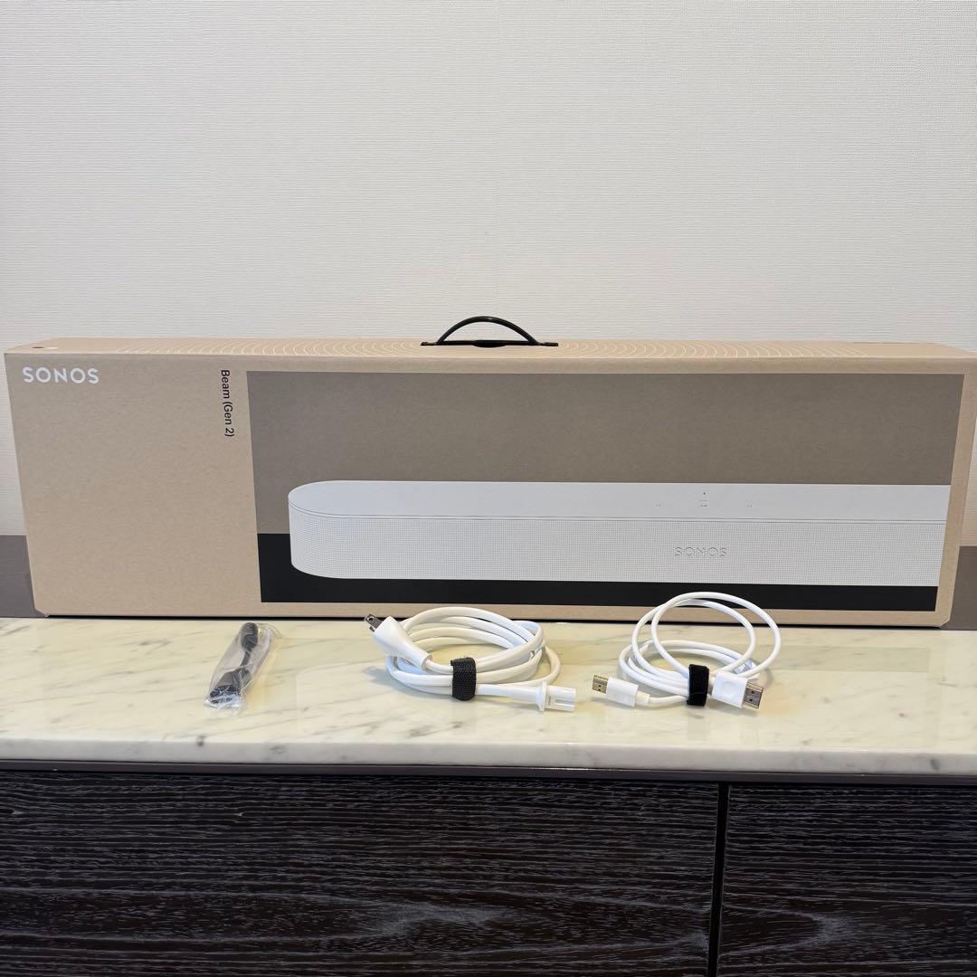 【極美品】Sonos サウンドバー Beam Gen2 BEAM2JP1